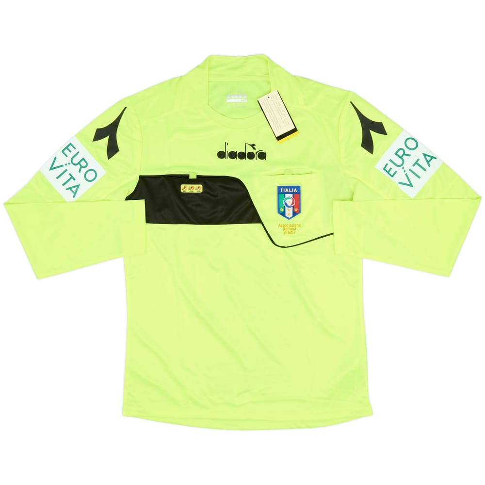 2018-19 Italy Diadora Referee L/S Shirt (S)