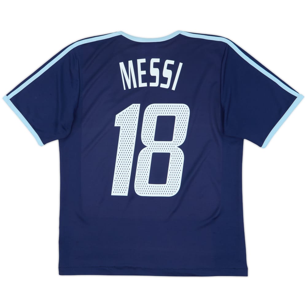 2004-05 Argentina Basic Away Shirt Messi #18 - 8/10 - (S)