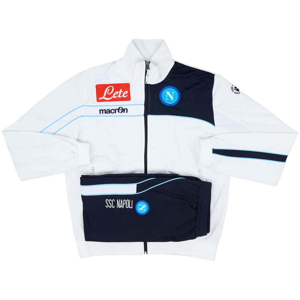 2011-12 Napoli Macron Full Tracksuit - 5/10 - (L)