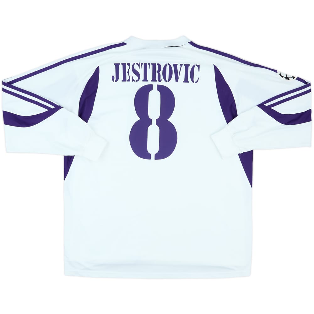 2003-05 Anderlecht Match Issue Champions League Home L/S Shirt Jestrovic #8
