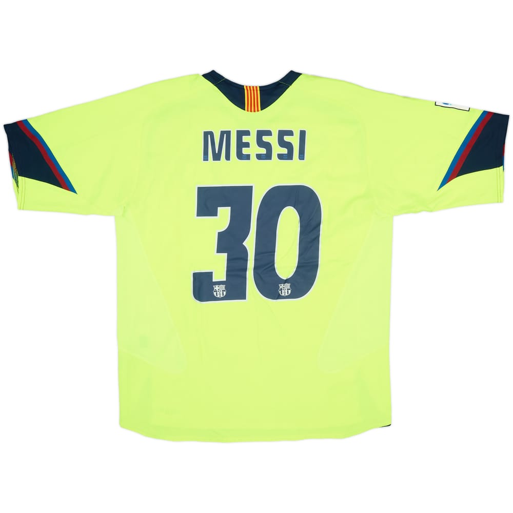 2005-06 Barcelona Away Shirt Messi #30 - 6/10 - (L)