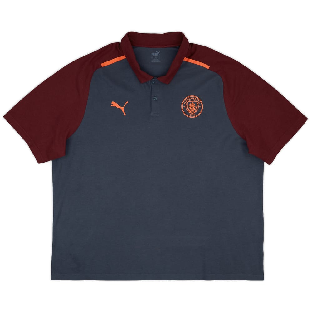 2023-24 Manchester City Puma Polo T-Shirt - As New - (XXL)