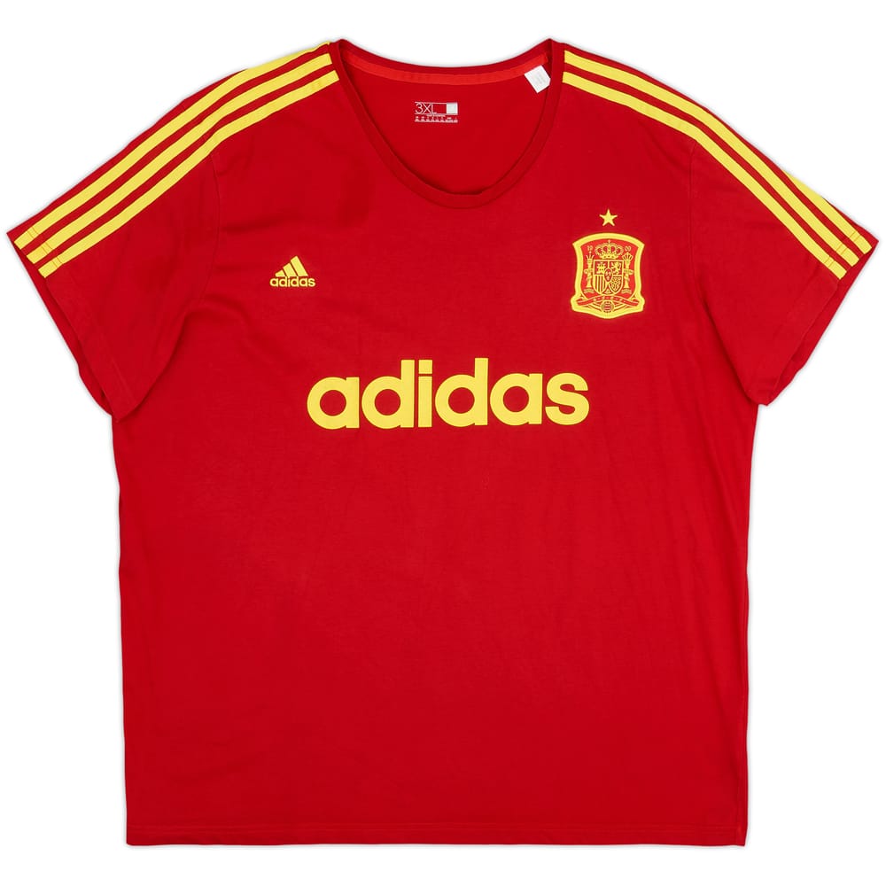 2015-16 Spain adidas Cotton Training Shirt - 4/10 - (3XL)