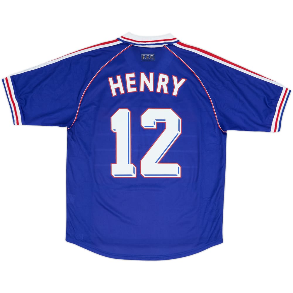 1998-00 France Home Shirt Henry #12 - 10/10 - (L)