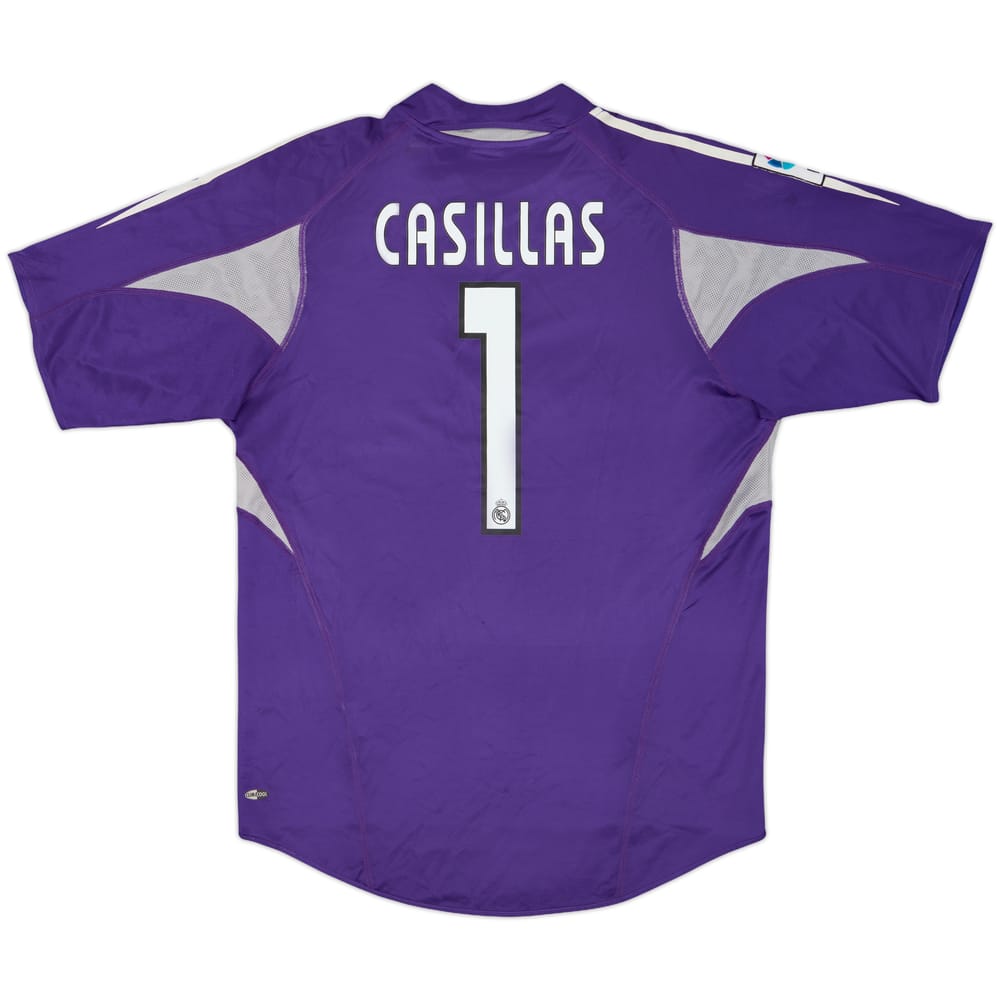2004-05 Real Madrid GK S/S Shirt Casillas #1 - 6/10 - (S)