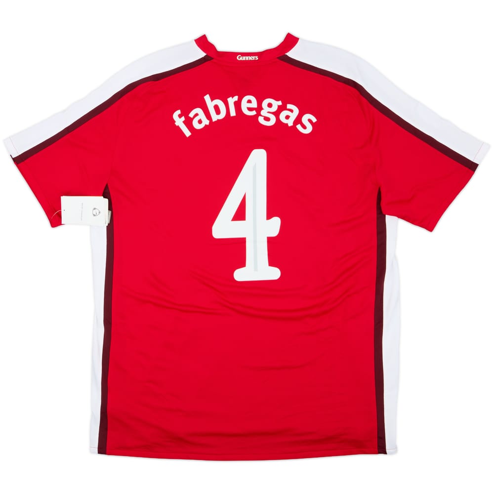 2008-10 Arsenal Home Shirt Fabregas #4 (XL)