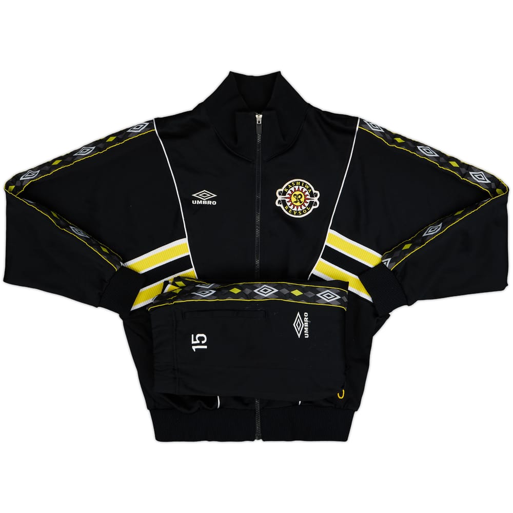 1999-01 Kashiwa Reysol Umbro Player Issue Full Tracksuit #15 - 10/10 - (L)