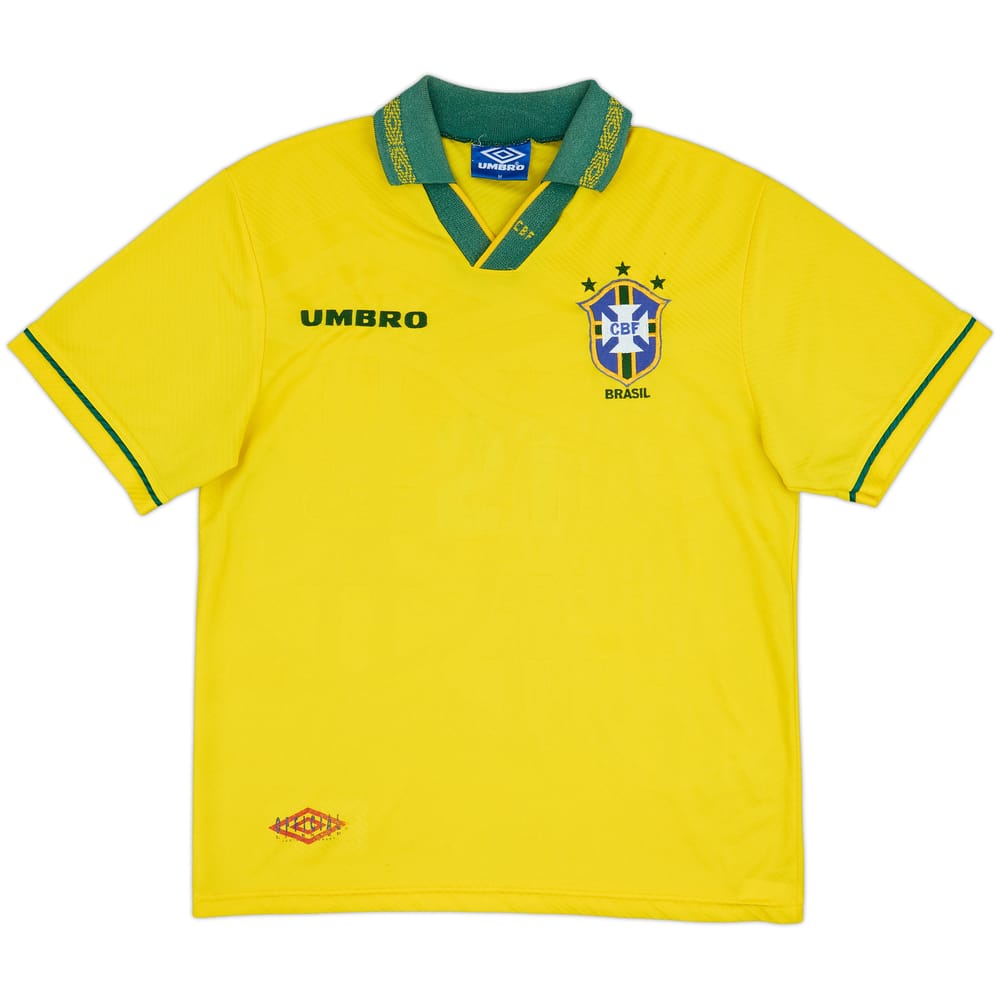 1993-94 Brazil Home Shirt - 6/10 - (M)