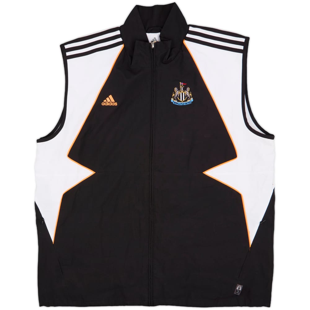 2007-08 Newcastle adidas Track Vest - 6/10 - (XL)