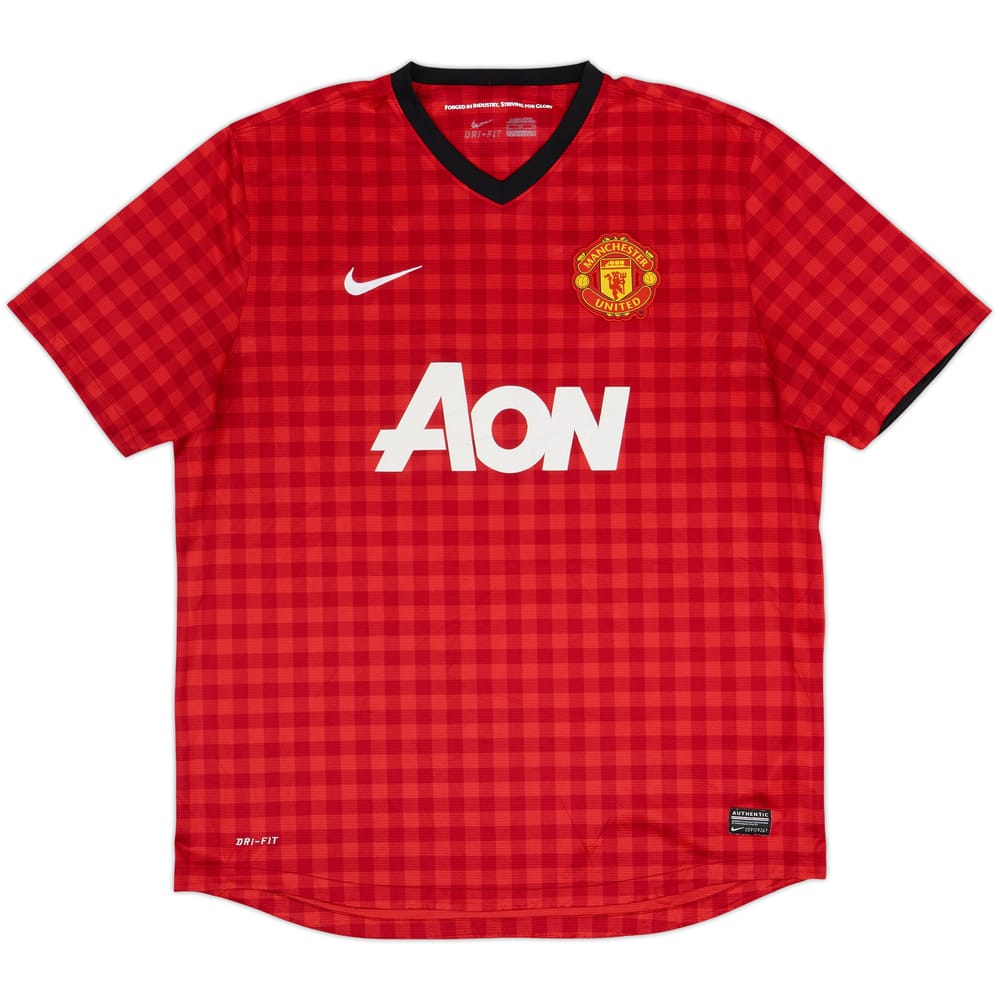 2012-13 Manchester United Home Shirt - 5/10 - (XL)
