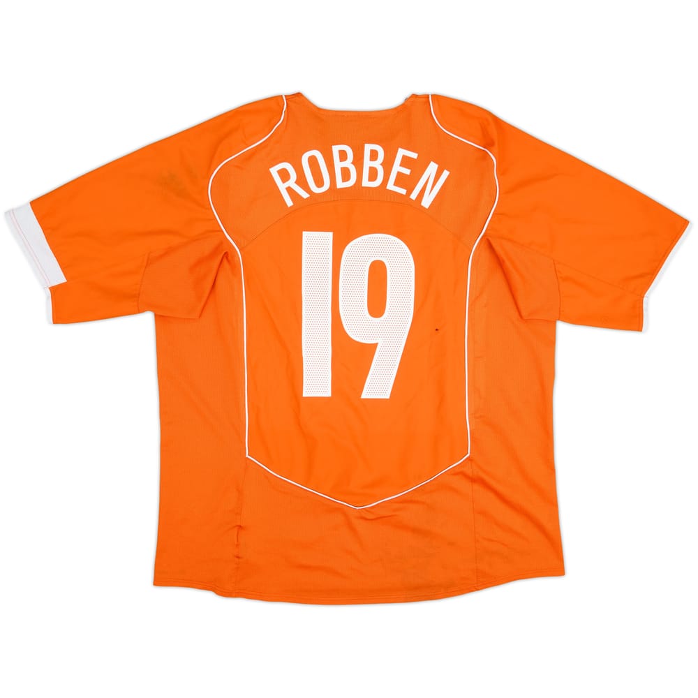 2004-06 Netherlands Home Shirt Robben #19 - 5/10 - (XXL)