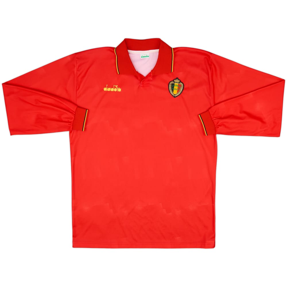 1992-94 Belgium Home L/S Shirt - 7/10 - (XL)