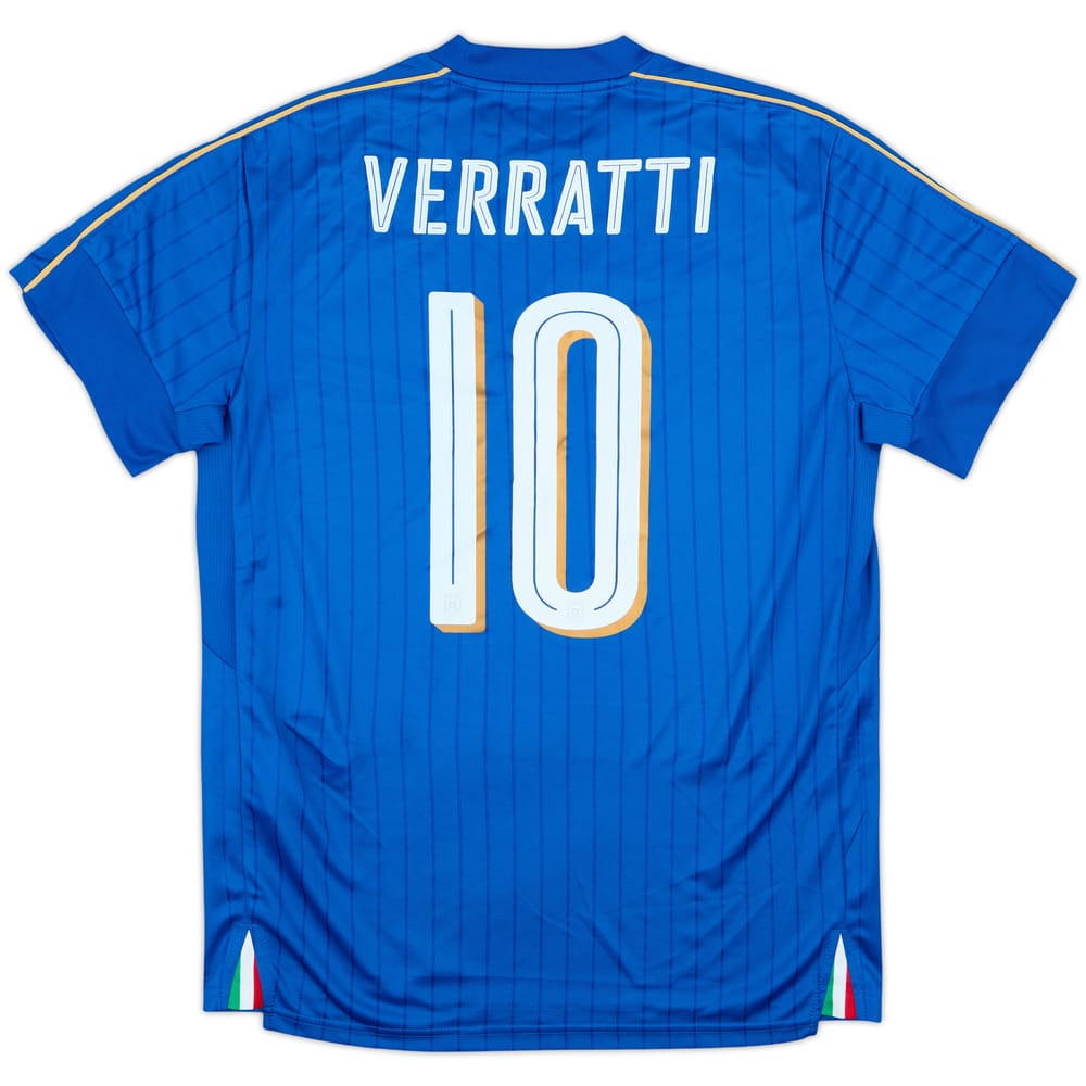 2016-17 Italy Home Shirt Verratti #10 (L)