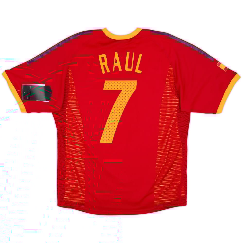 2002-04 Spain Player Issue Home Shirt Raul #7 (M)