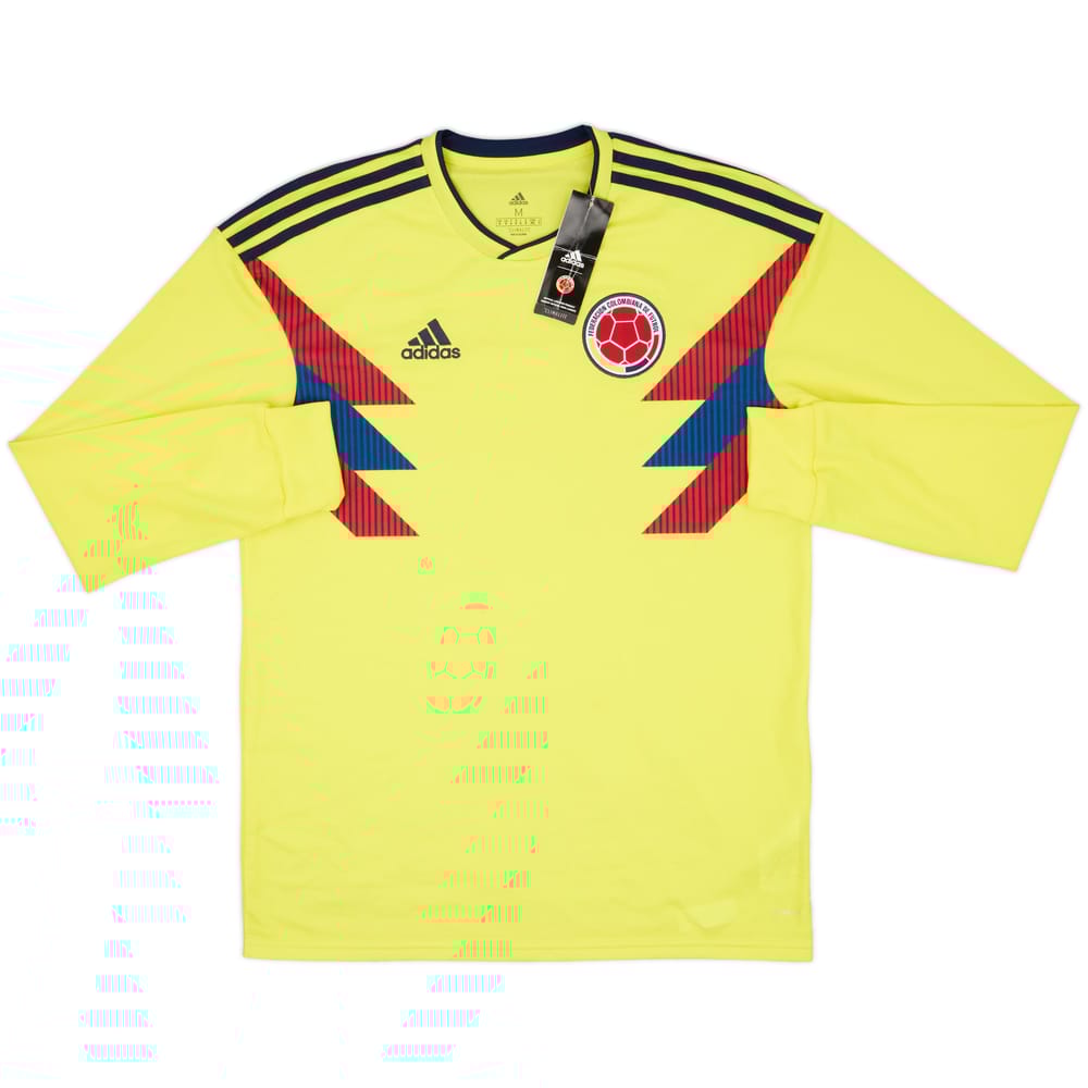 2018-19 Colombia Home L/S Shirt (M)