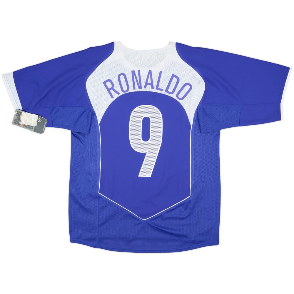2004-06 Brazil Away Shirt Ronaldo #9 (M)