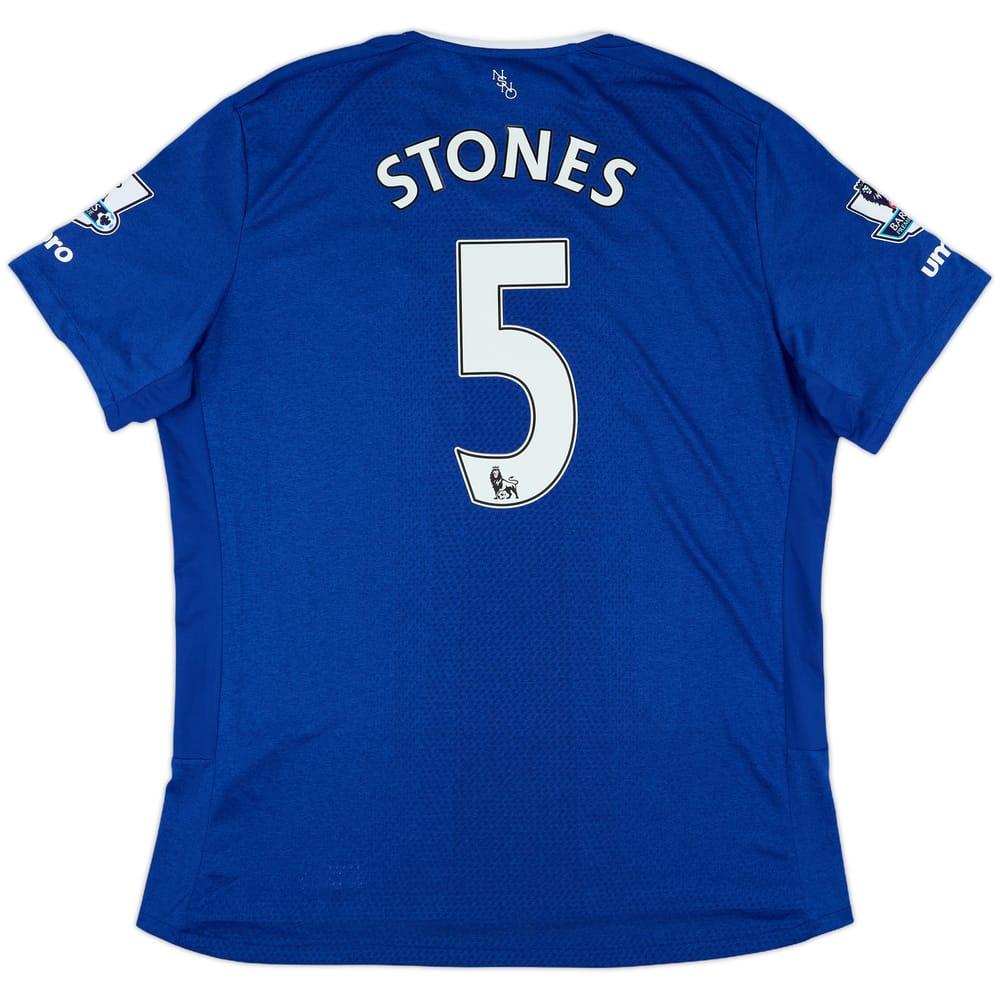 2015-16 Everton Home Shirt Stones #5 (XL)