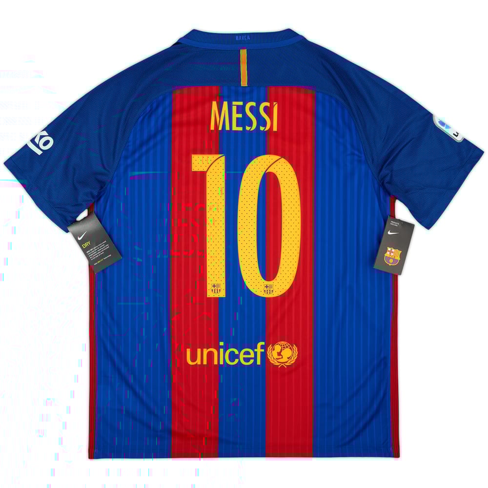 2016-17 Barcelona Home Shirt Messi #10 (L)