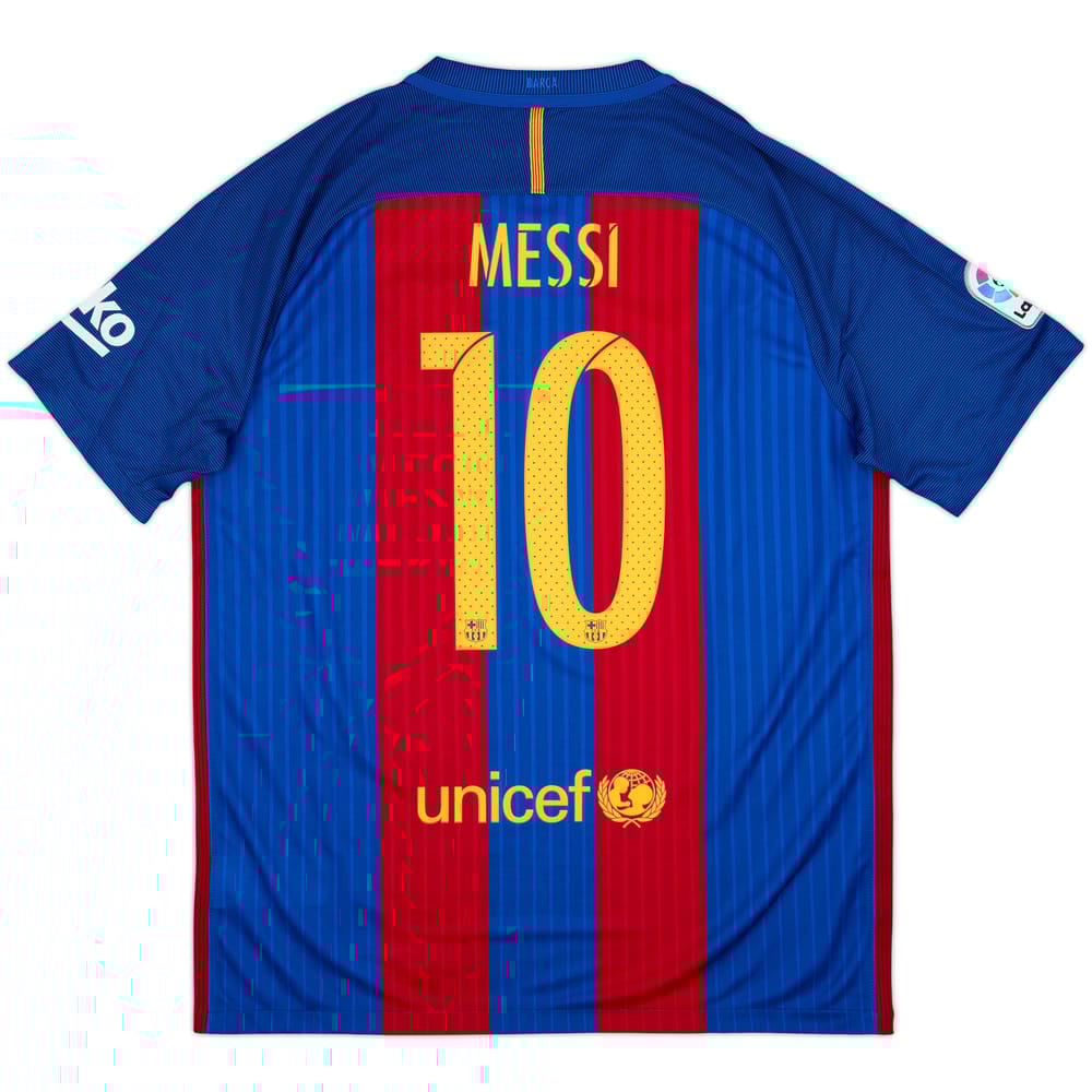 2016-17 Barcelona Home Shirt Messi #10 (L)