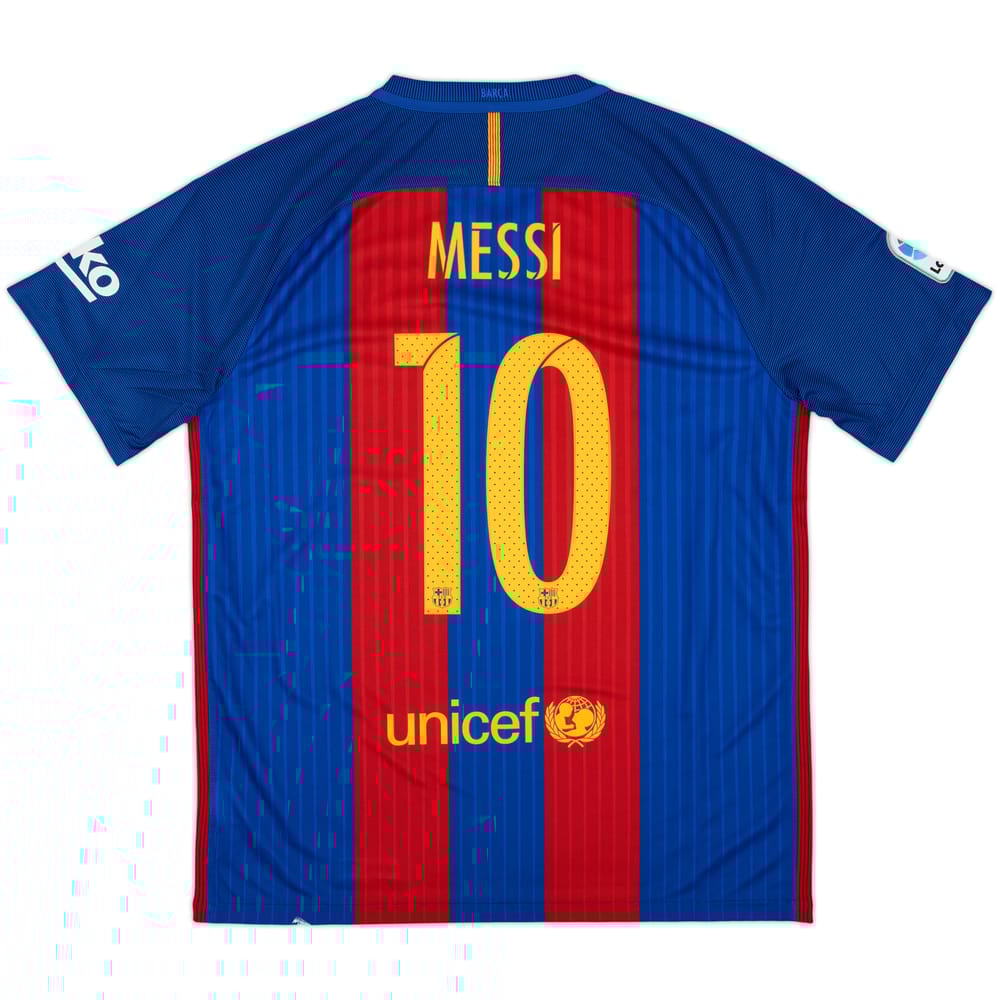2016-17 Barcelona Home Shirt Messi #10 (L)