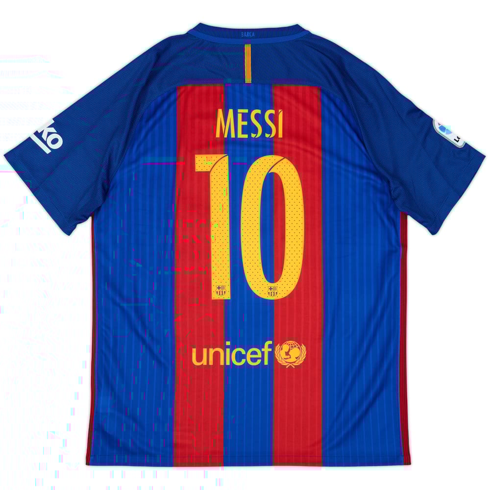 2016-17 Barcelona Home Shirt Messi #10 (L)