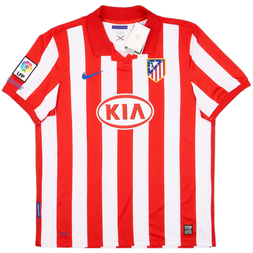 2009-10 Atletico Madrid Home Shirt (L)