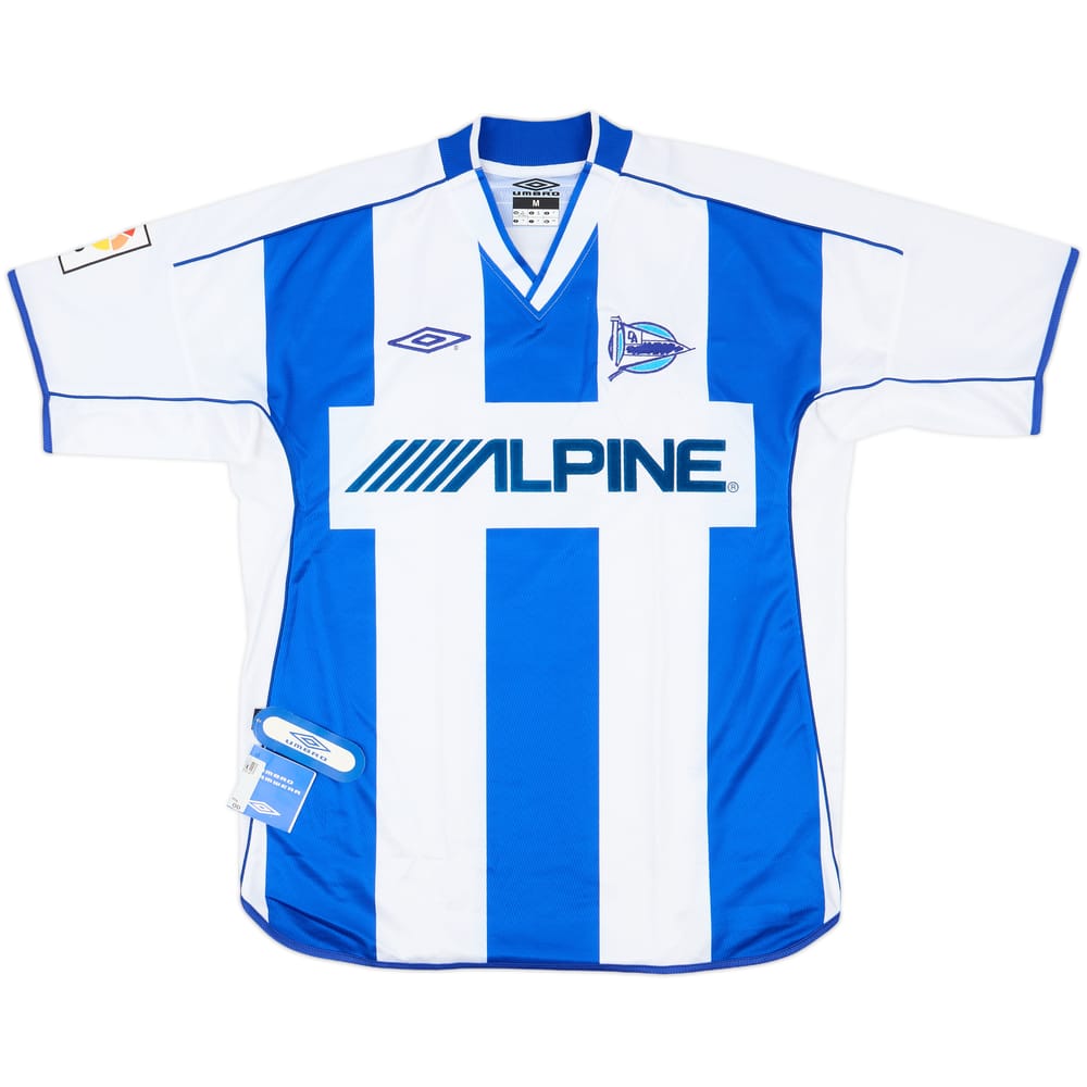 2002-03 Alaves Home Shirt (M)