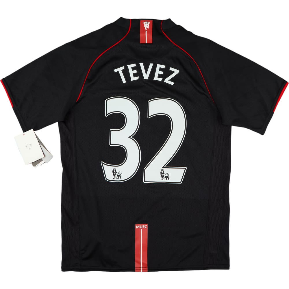 2007-08 Manchester United Away Shirt Tevez #32 (XL.Boys)