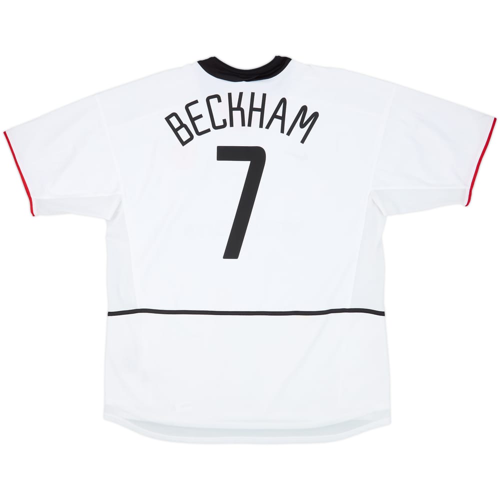 2002-03 Manchester United Away Shirt Beckham #7 (XXL)