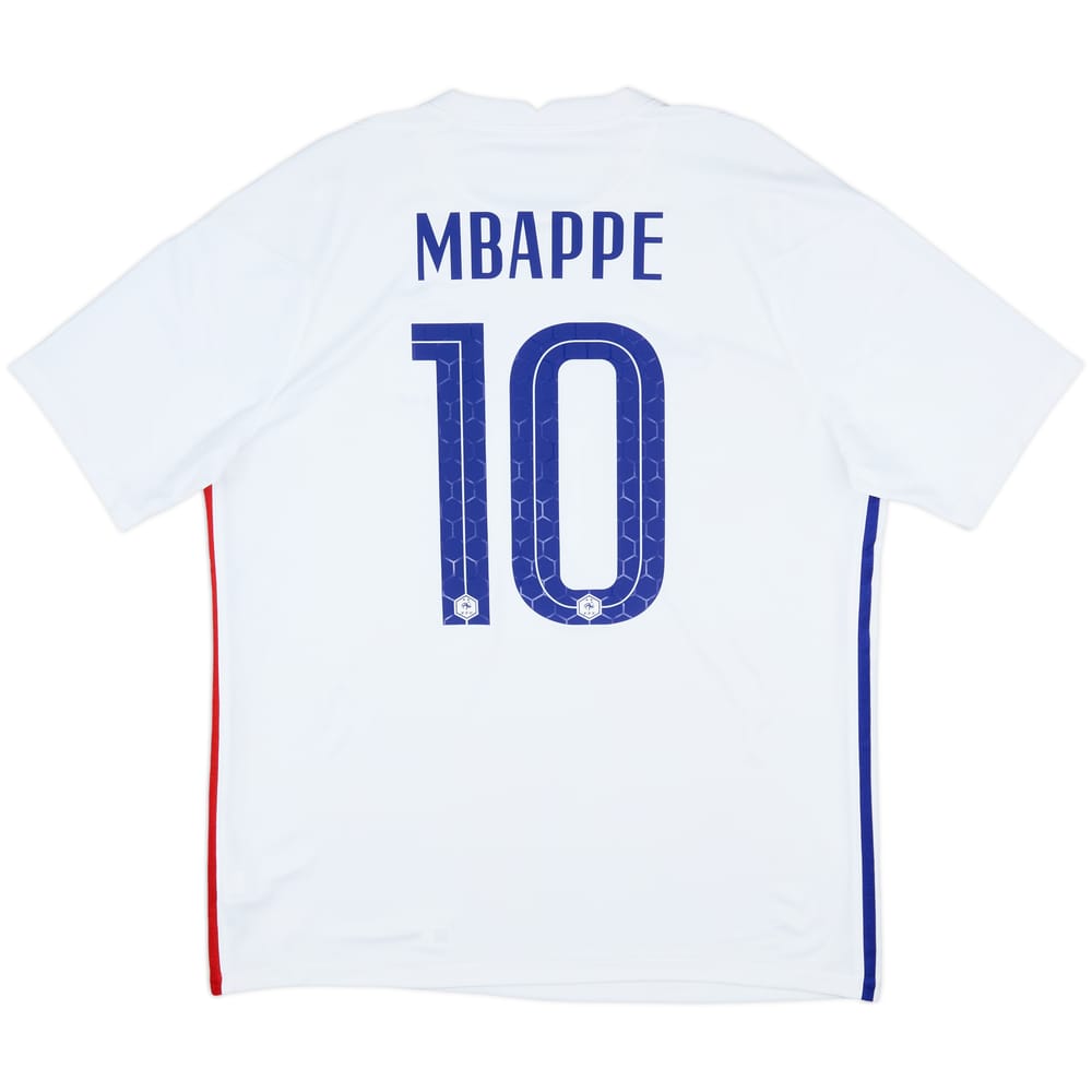 2020-21 France Away Shirt Mbappe #10 - 6/10 - (L)