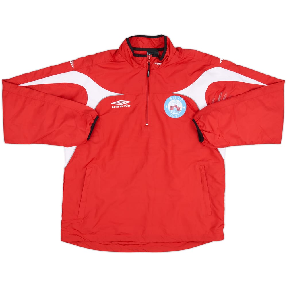 2008-10 Silkeborg Umbro Sudadera de entrenamiento con cremallera de 1/4 - 4/10 - (L)