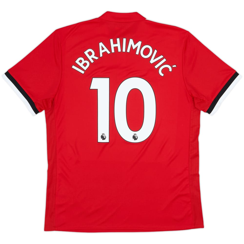 2017-18 Manchester United Home Shirt Ibrahimovic #10 (L)