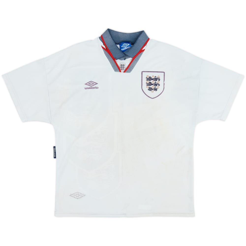 1993-95 England Home Shirt - 4/10 - (L)