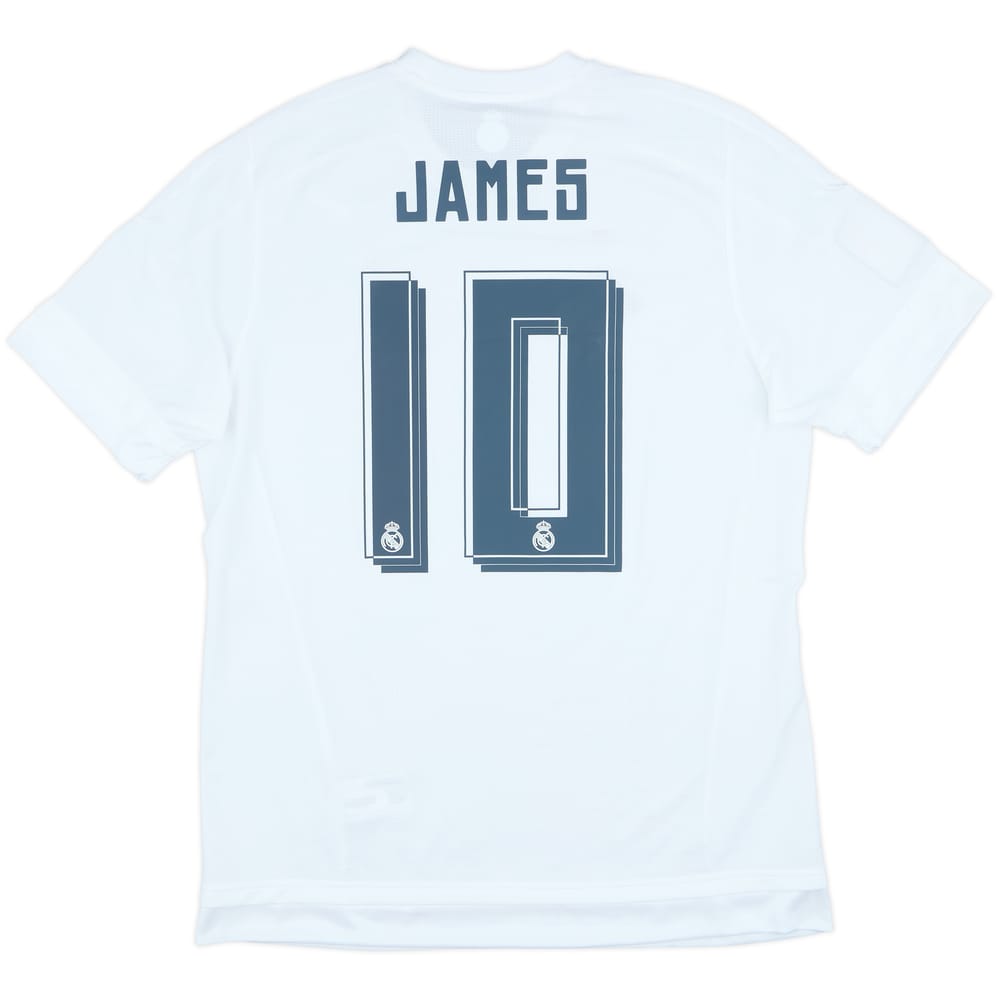 2015-16 Real Madrid Home Shirt James #10 (L)
