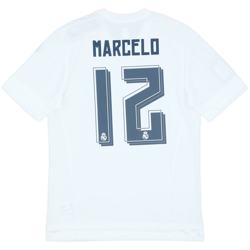 2015-16 Real Madrid Home Shirt Marcelo #12 (M)