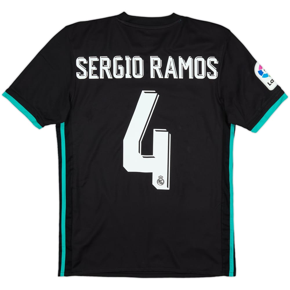 2017-18 Real Madrid Away Shirt Sergio Ramos #4 (XS)