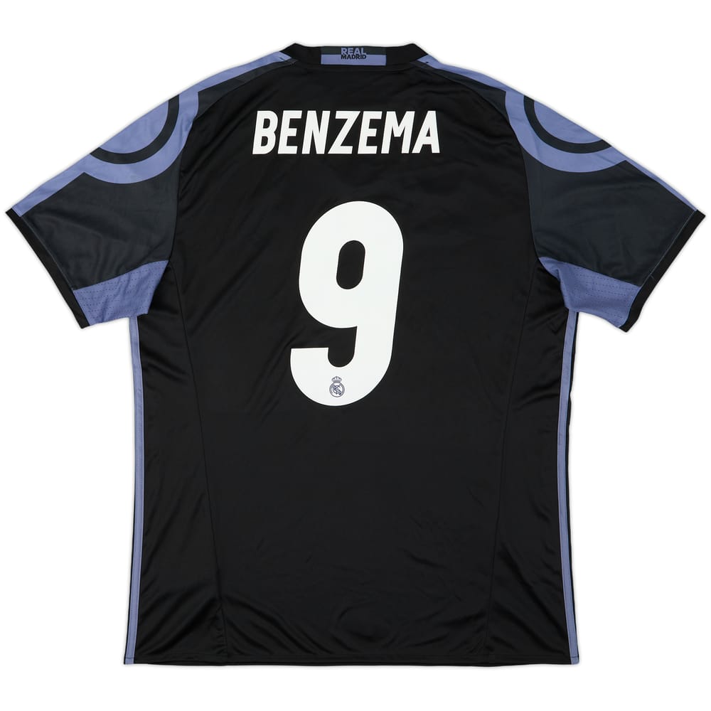 2016-17 Real Madrid Third Shirt Benzema #9 (L)