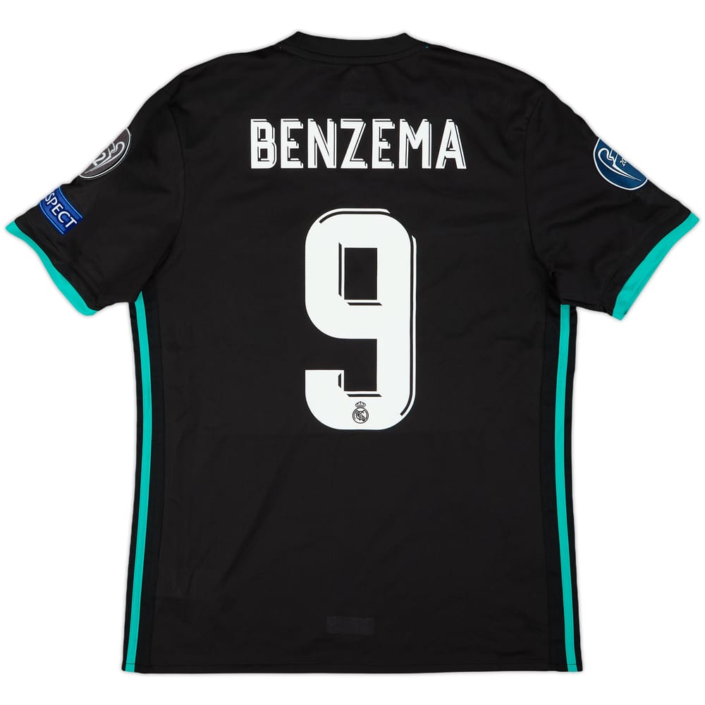 2017-18 Real Madrid Away Shirt Benzema #9 (M)