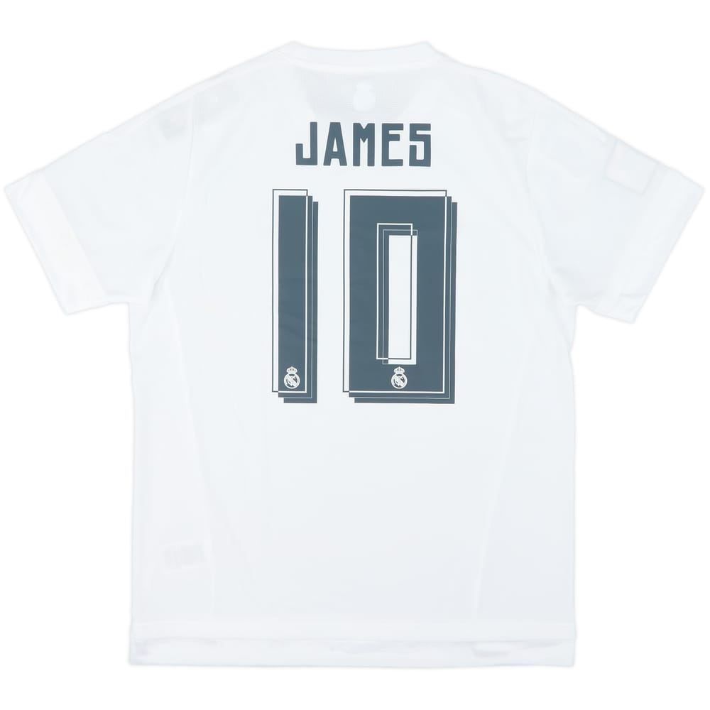 2015-16 Real Madrid Home Shirt James #10 (L)