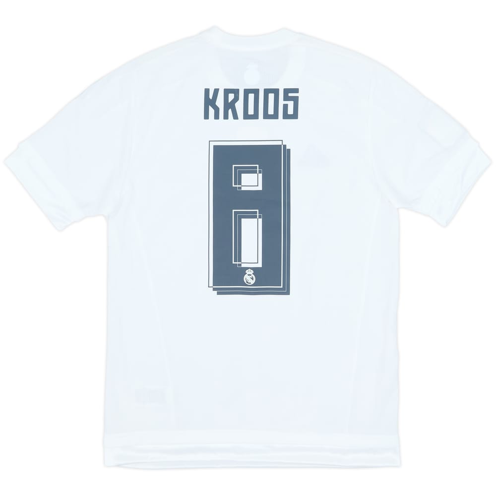 2015-16 Real Madrid Home Shirt Kroos #8 (M)