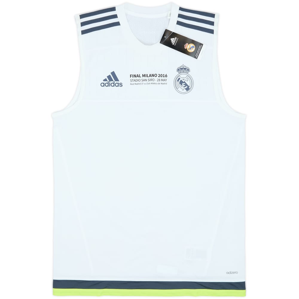 2015-16 Real Madrid adidas CL Final Training Vest (M)