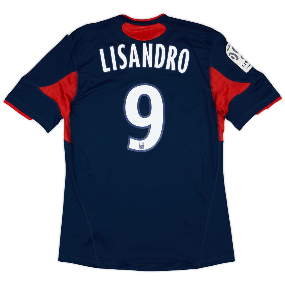 2010-11 Lyon Player Issue Third Shirt Lisandro #9 (L)
