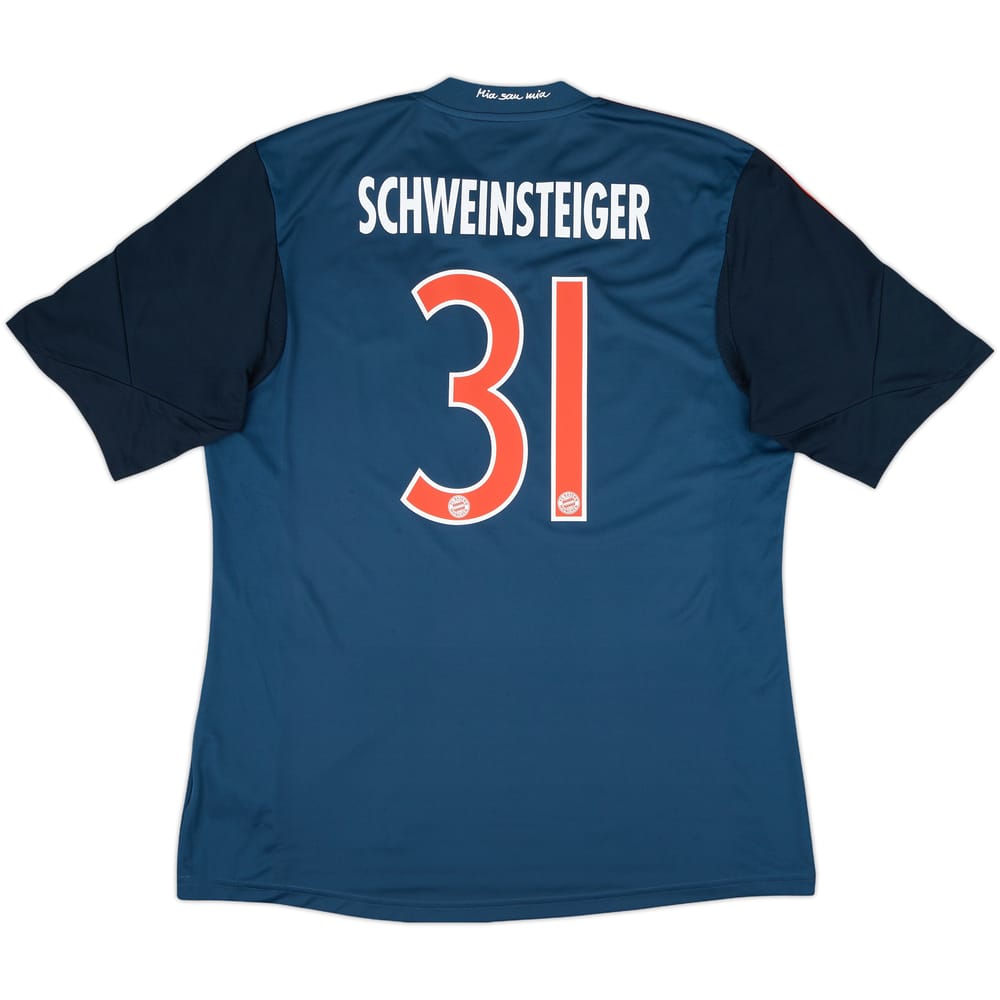2013-14 Bayern Munich Third Shirt Schweinsteiger #31 - 7/10 - (L)