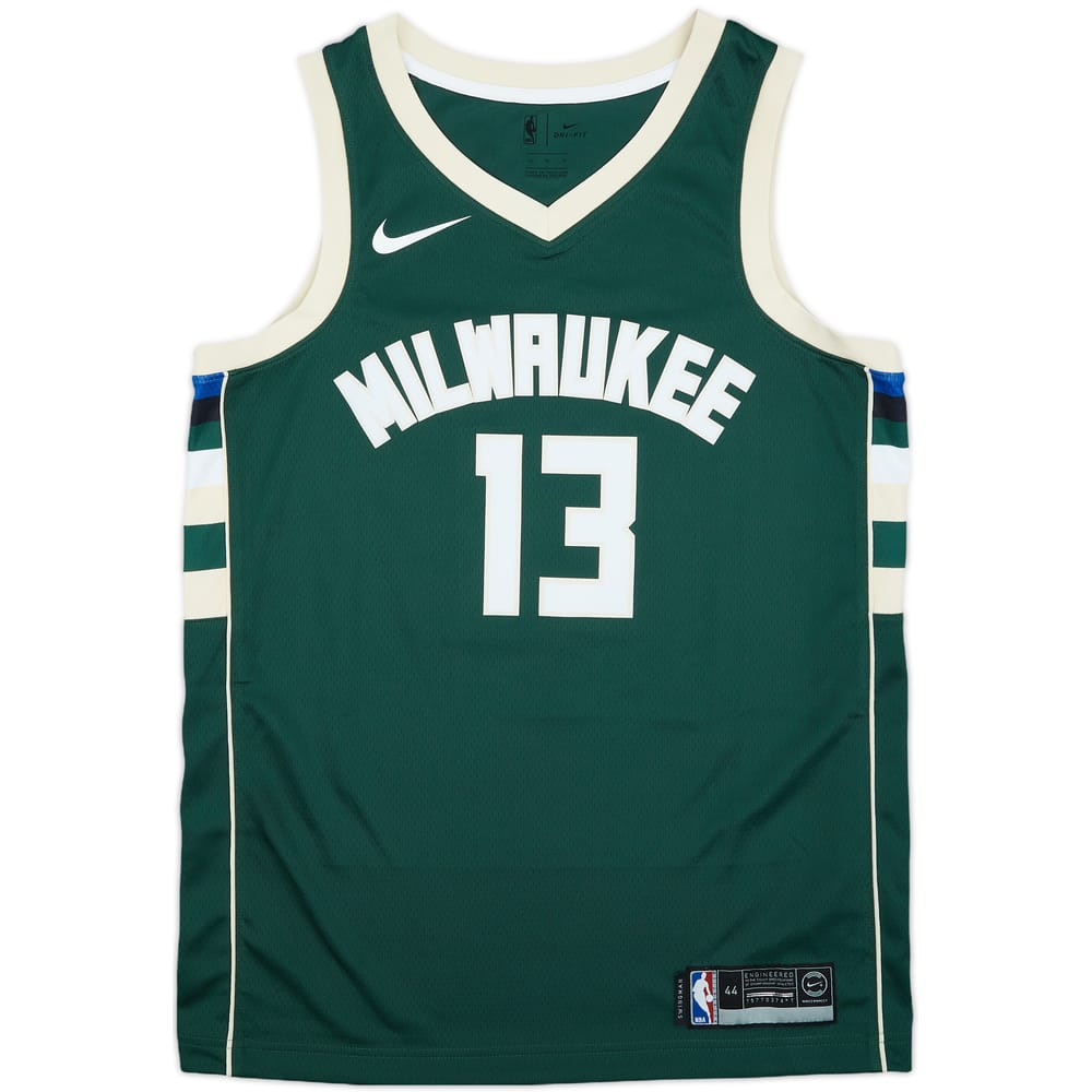 2017-19 Milwaukee Bucks Brogdon #13 Nike Swingman Away Jersey - 9/10 - (M)