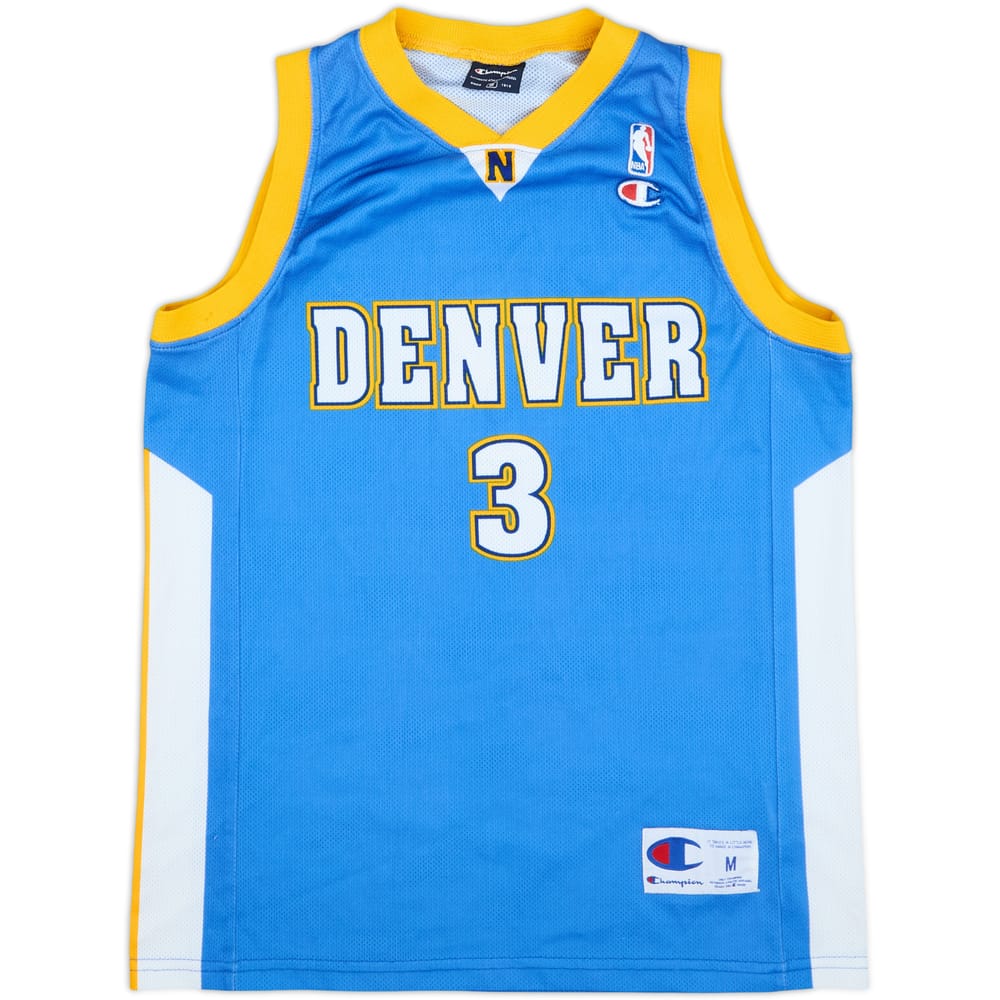 2006-08 Denver Nuggets Iverson #3 Champion Away Jersey - 9/10 - (M)