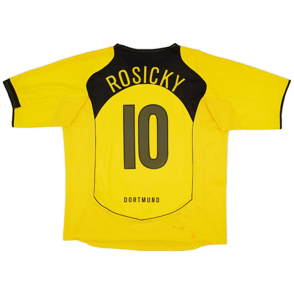 2004-05 Borussia Dortmund Home Shirt Rosicky #10 - 6/10 - (XL)