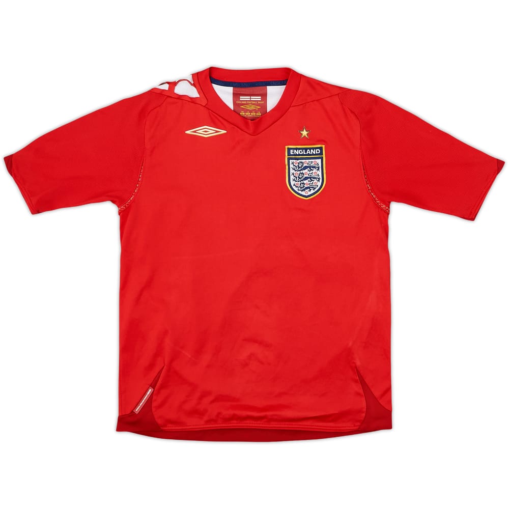 2006-08 England Away Shirt - 7/10 - (M.Boys)