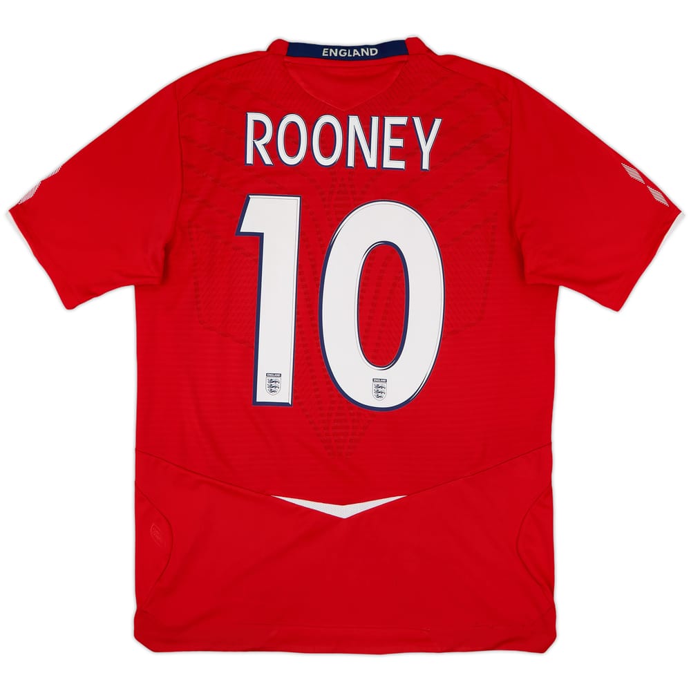 2008-10 England Away Shirt Rooney #9 - 8/10 - (M)