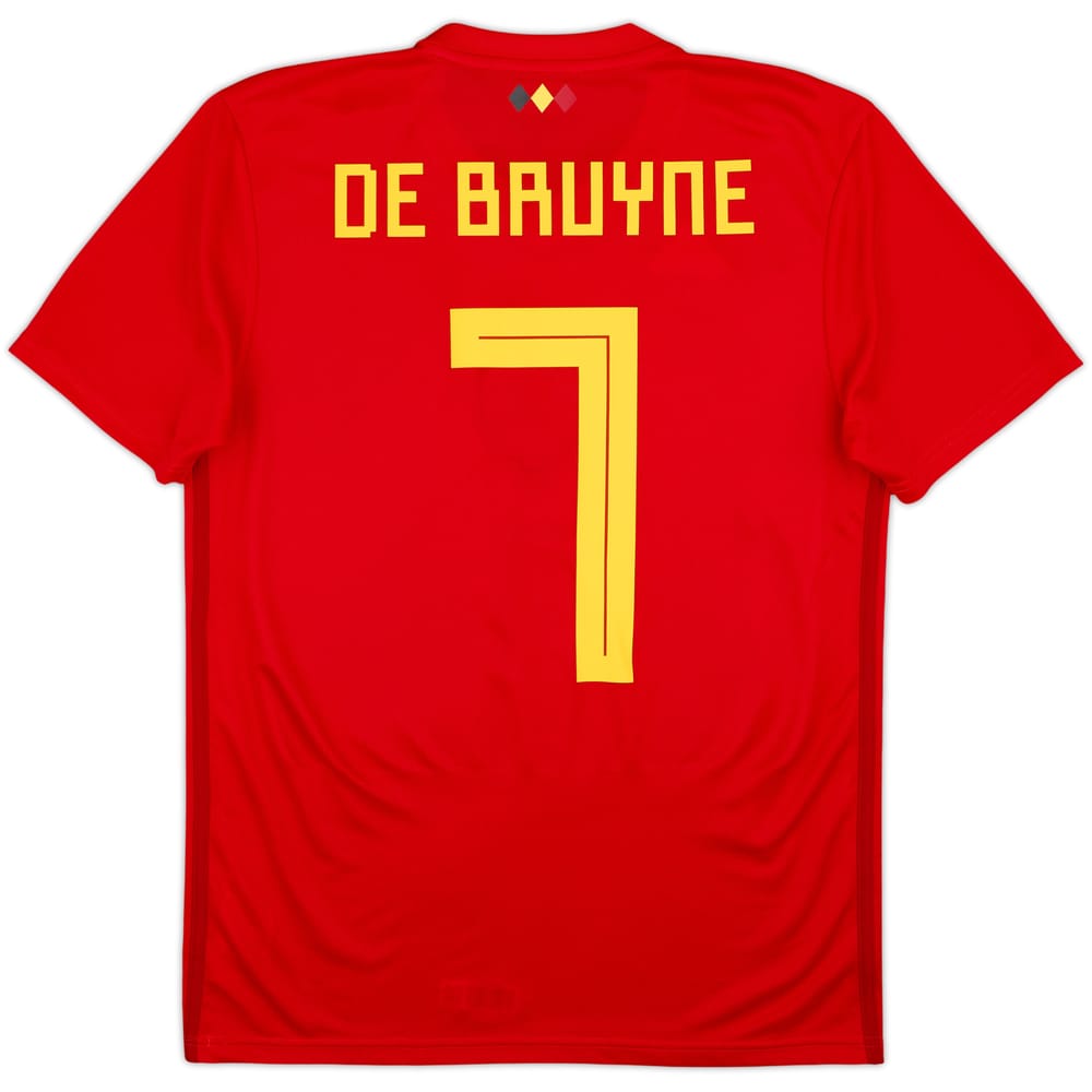2018-19 Belgium Home Shirt De Bruyne #7 (S)
