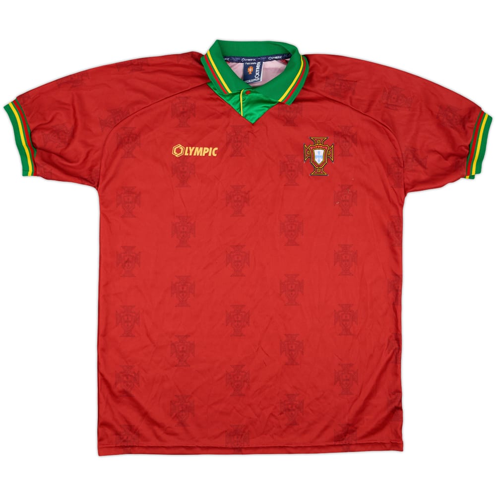 1995-96 Portugal Match Issue Home Shirt #13